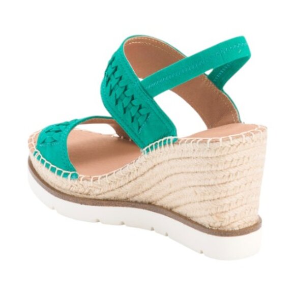 GENTLE SOULS Leather Elyssa Dual Band Braided Sandals - Picture 2 of 2